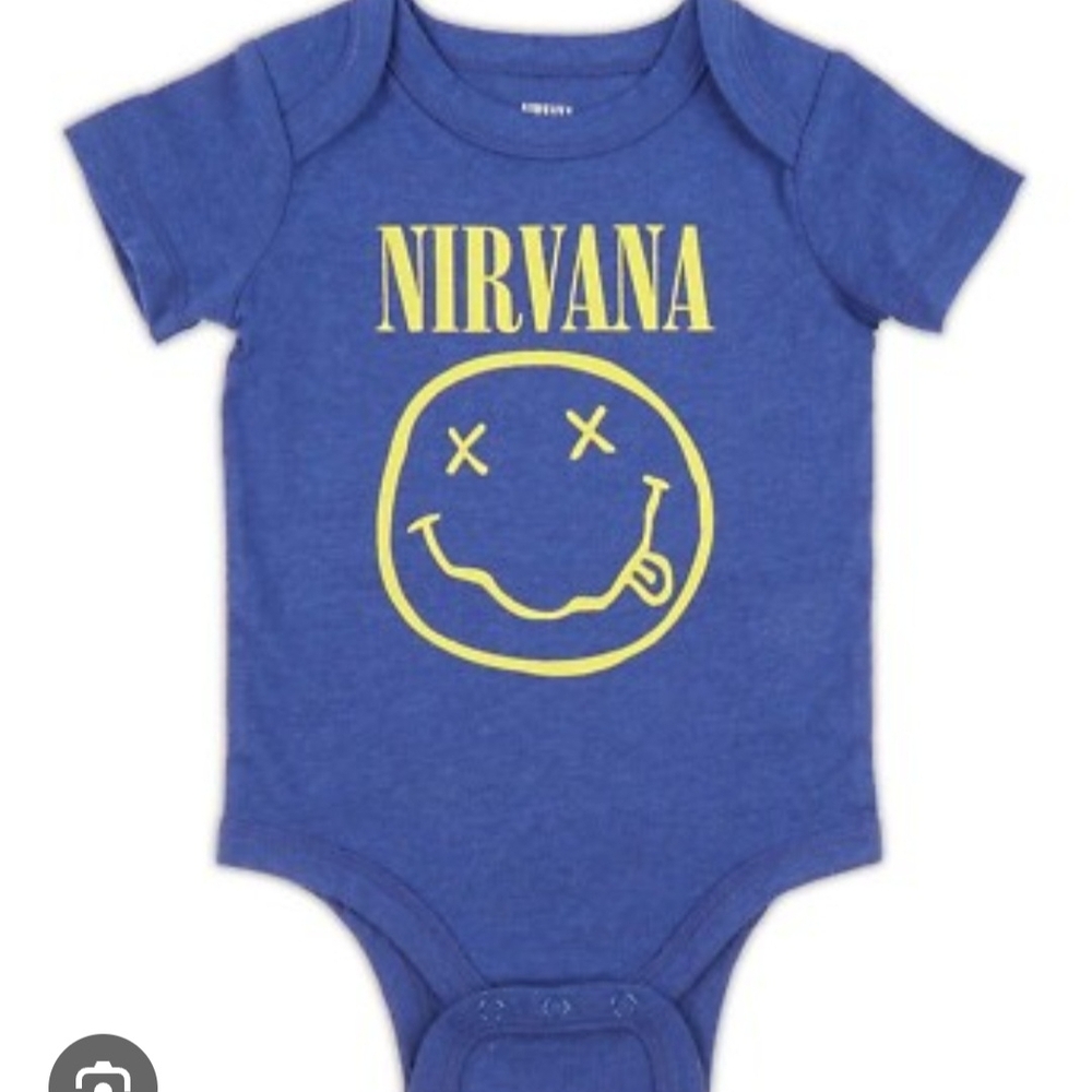 Blue Nirvana Baby Onesie